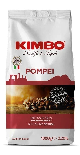 1kg Caffè in grani Kimbo miscela Pompei