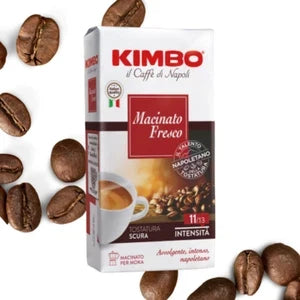 500gr Caffè macinato Kimbo macinato fresco (2 x 250gr)