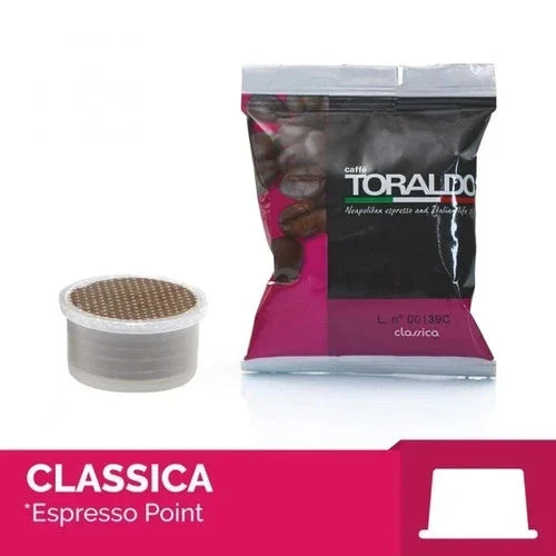 100 capsule caffè Toraldo Classica compatibili Espresso Point