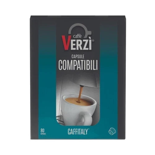 80 Capsule Verzì Aroma Ricco compatibili Caffitaly