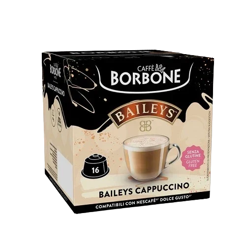 16 capsule solubili Borbone gusto Baileys® comp. Dolcegusto