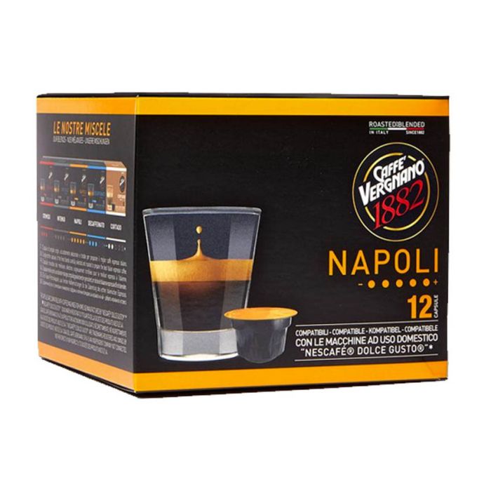 12 Capsule Atlantis Vergnano Napoli Compatibili Dolce Gusto